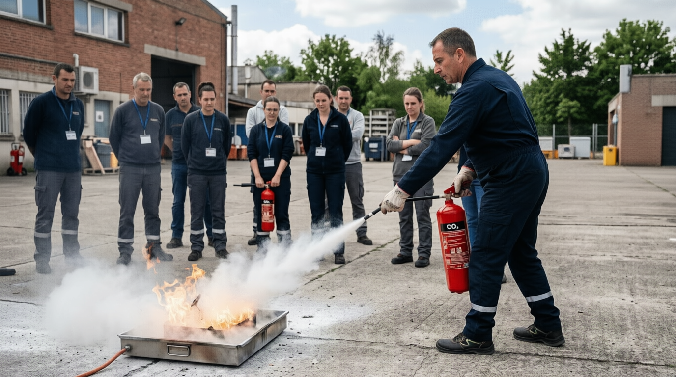 Formation manipulation extincteur Blois